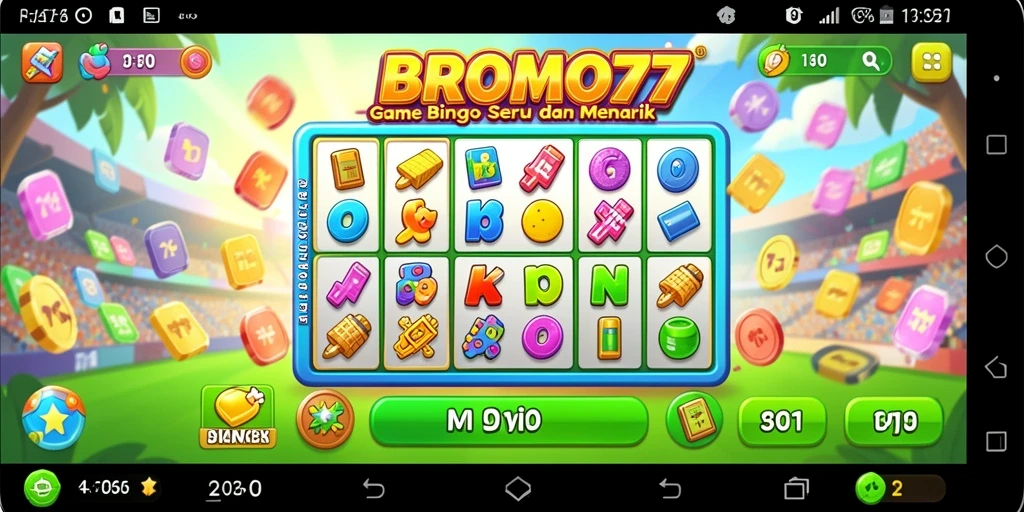 Tampilan gameplay seru BROMO77 dengan berbagai variasi Bingo.
