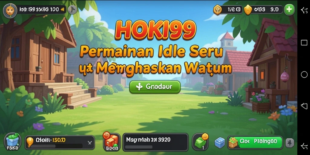 Tampilan gameplay HOKI99 yang mengasyikkan dalam genre Idle.