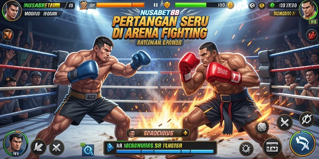 Tampilan gameplay NUSABET88 yang menegangkan dan penuh aksi.