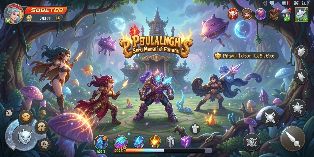 Tampilan gameplay SOBET88 yang seru dan penuh tantangan dalam petualangan.